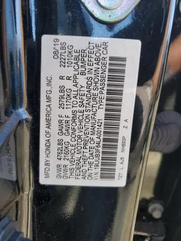 2020 ACURA TLX TECHNOLOGY  