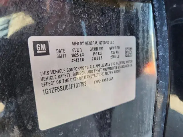 2018 CHEVROLET MALIBU HYBRID  