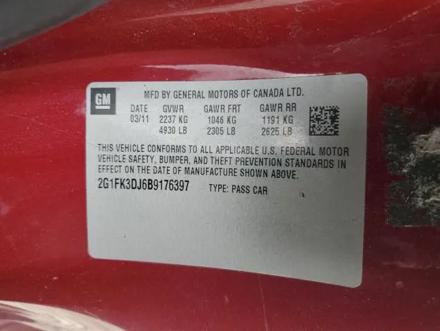 2011 CHEVROLET CAMARO 2SS