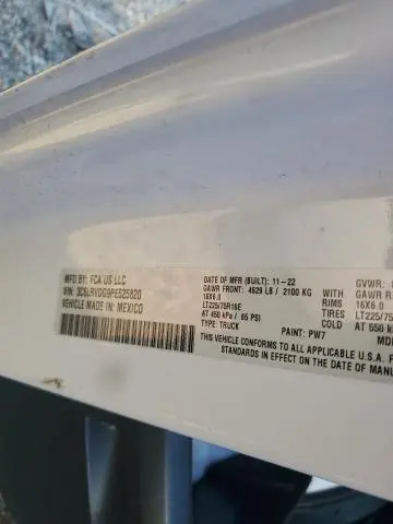 2023 RAM PROMASTER 2500 2500 HIGH  