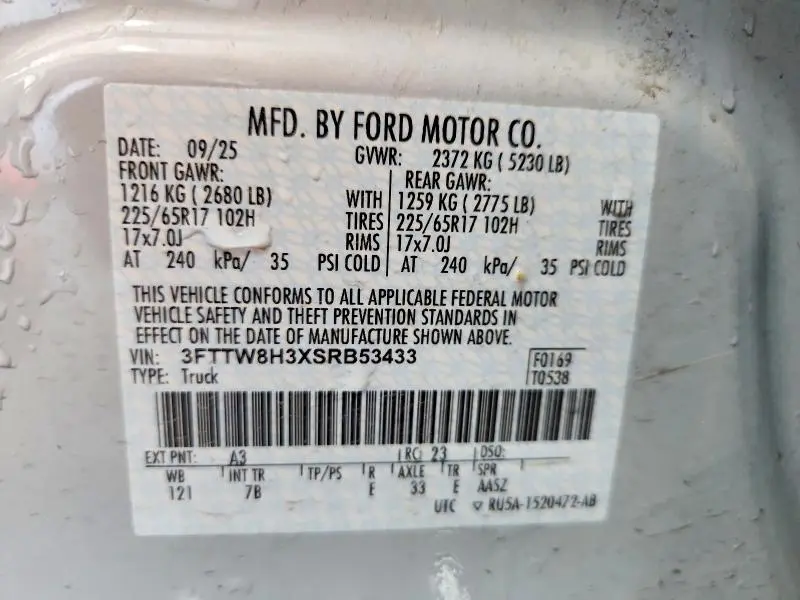 2025 FORD MAVERICK XLT  