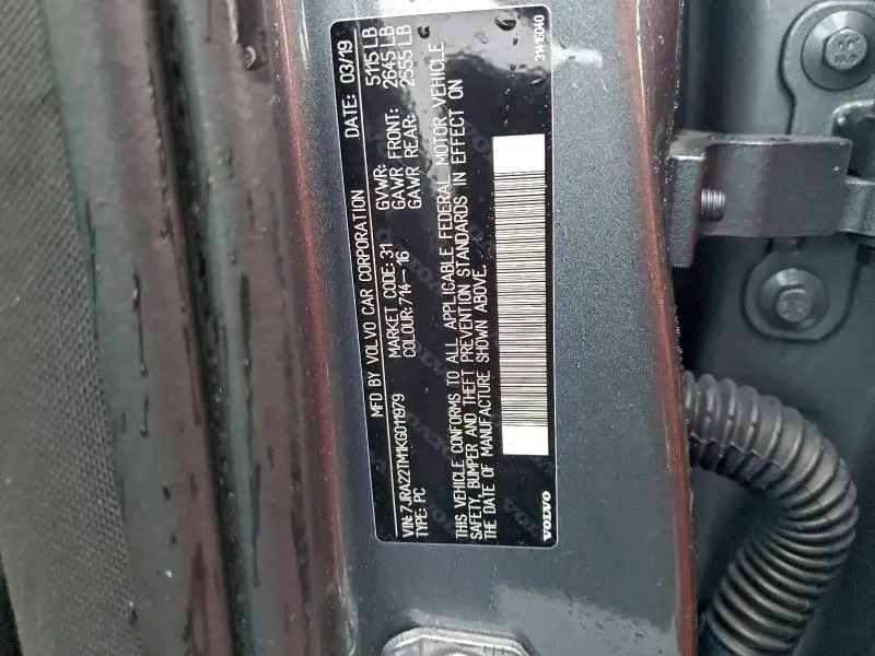 2019 VOLVO S60 T6 R-DESIGN  