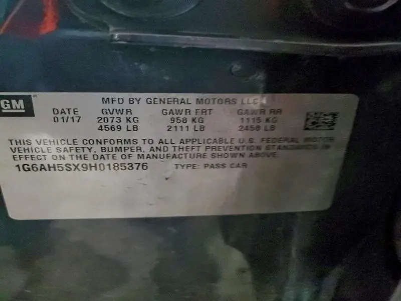 2017 CADILLAC ATS LUXURY  