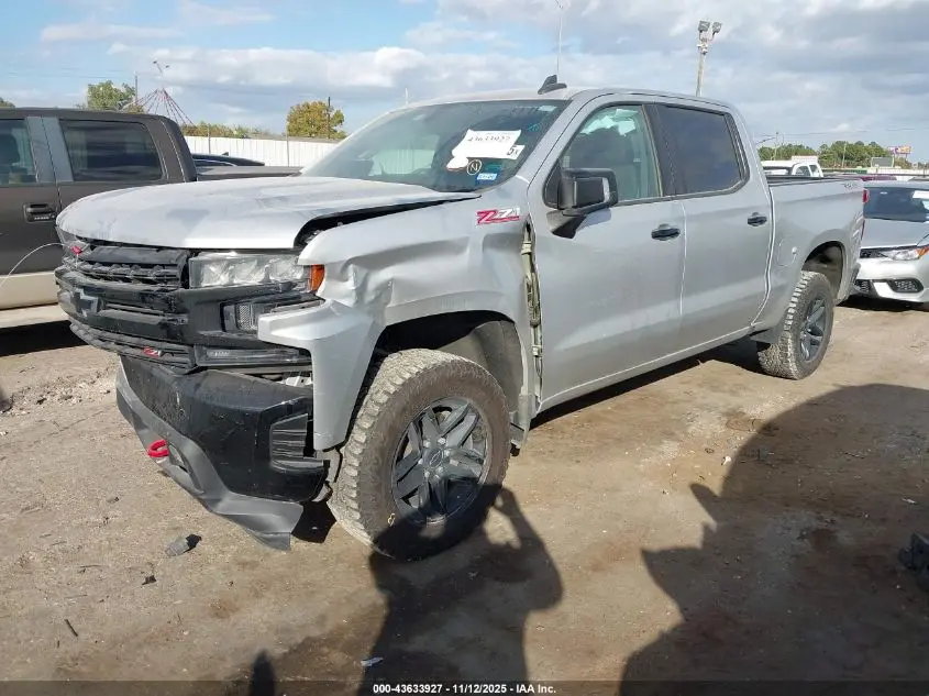 2021 CHEVROLET SILVERADO 1500 4WD  SHORT BED LT TRAIL BOSS