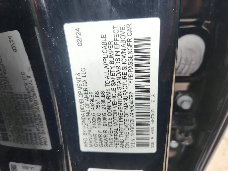 2024 HONDA ACCORD HYBRID SPORT-L  