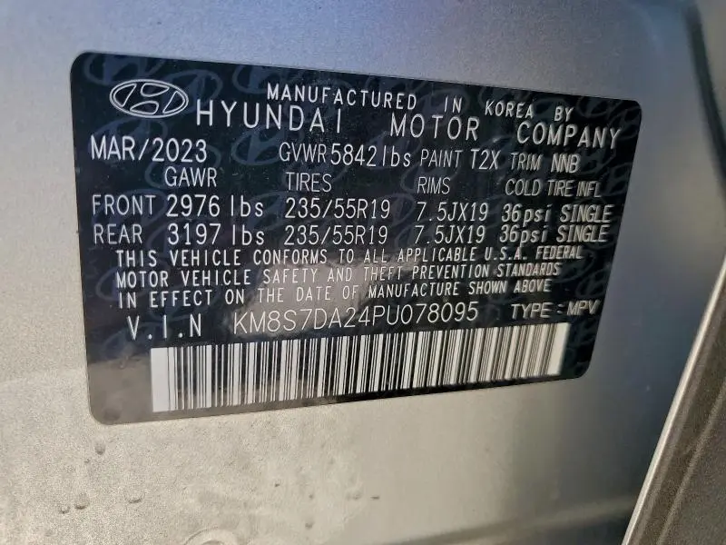 2023 HYUNDAI SANTA FE LIMITED  
