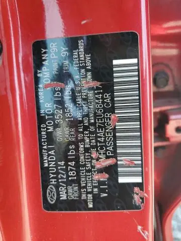 2014 HYUNDAI ACCENT GLS  