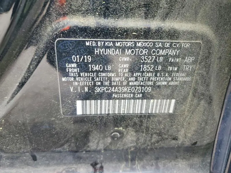 2019 HYUNDAI ACCENT SE  