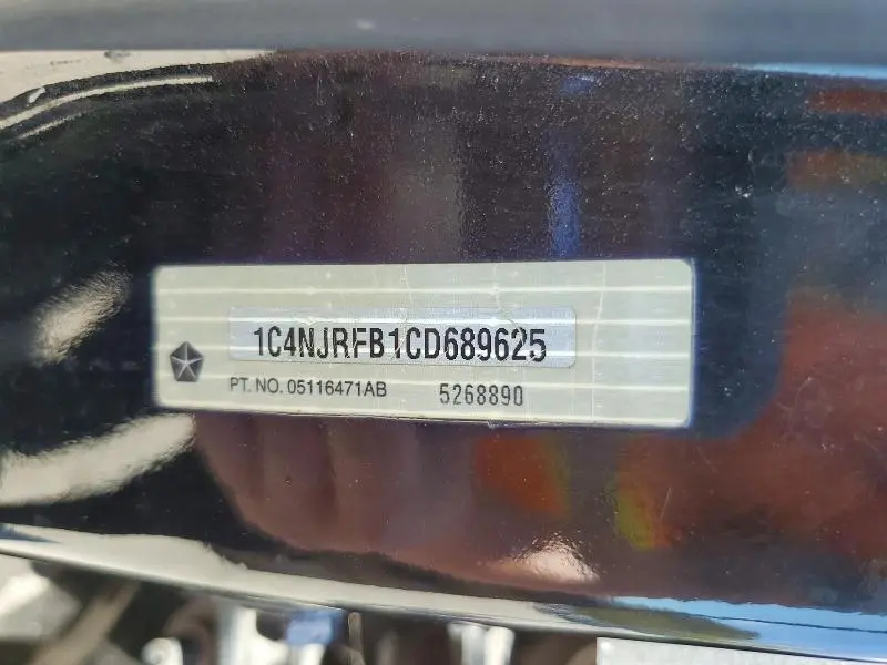 2012 JEEP PATRIOT LATITUDE  