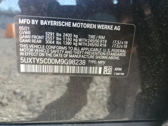 2021 BMW X3 XDRIVE30I  