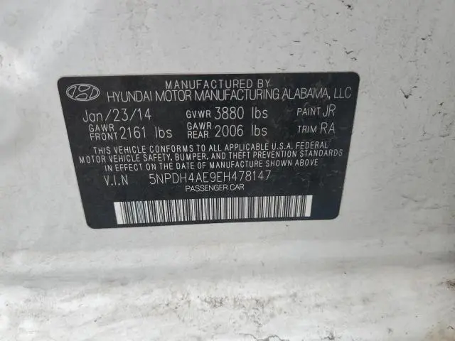 2014 HYUNDAI ELANTRA SE