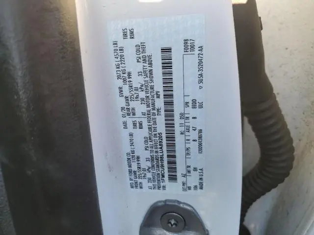 2020 FORD ESCAPE SEL  