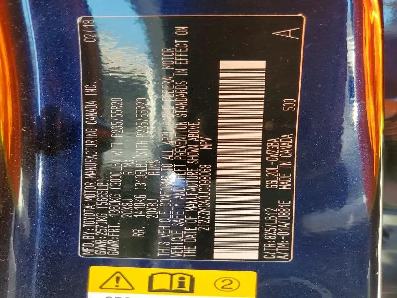 2018 LEXUS RX 350 BASE  