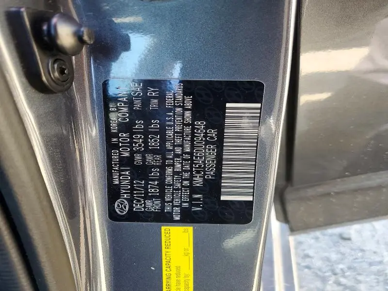 2013 HYUNDAI ACCENT GS  