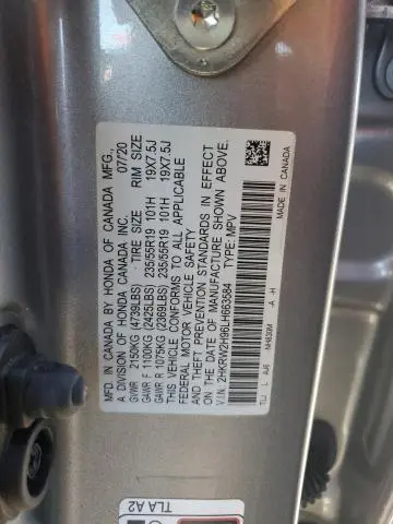 2020 HONDA CR-V TOURING  