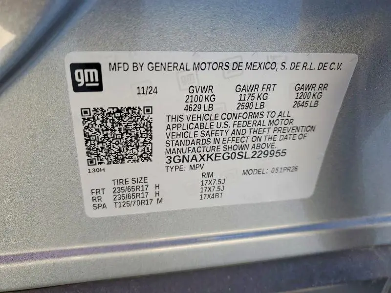 2025 CHEVROLET EQUINOX ACTIV  