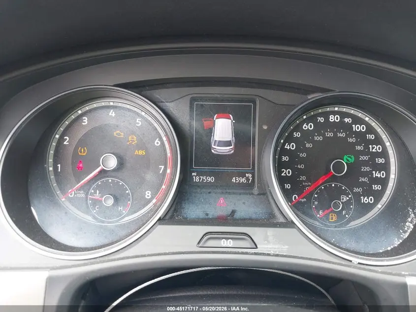 2018 VOLKSWAGEN ATLAS 2.0T S