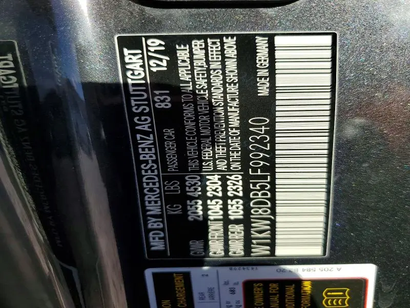 2020 MERCEDES-BENZ C 300  