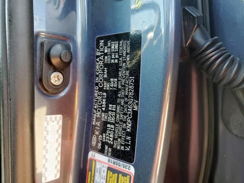 2016 KIA SPORTAGE EX  