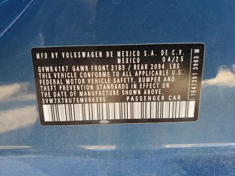 2025 VOLKSWAGEN JETTA SE  