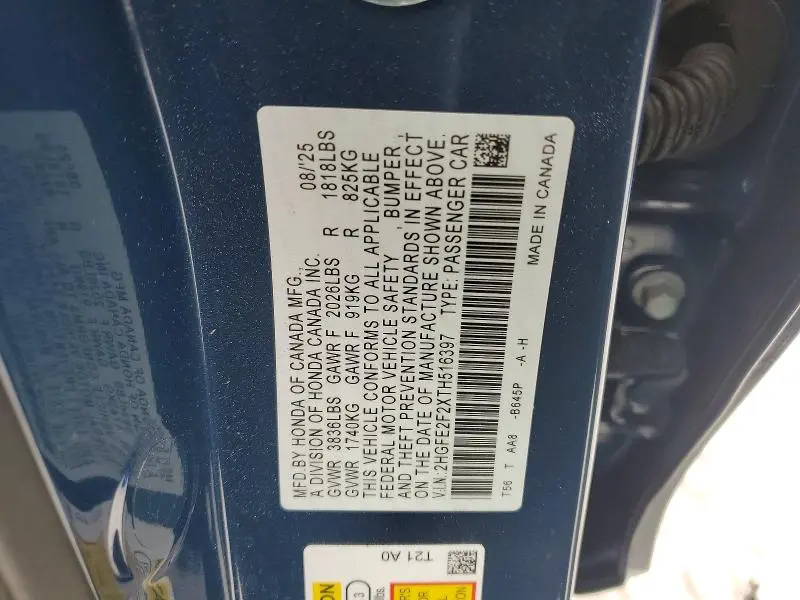 2026 HONDA CIVIC LX  