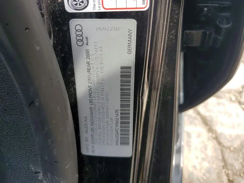 2015 AUDI A7 PRESTIGE  