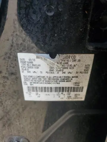 2013 FORD EDGE LIMITED  