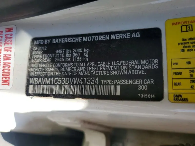 2013 BMW X1 SDRIVE28I  