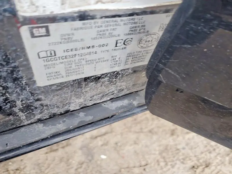 2015 CHEVROLET COLORADO Z71  