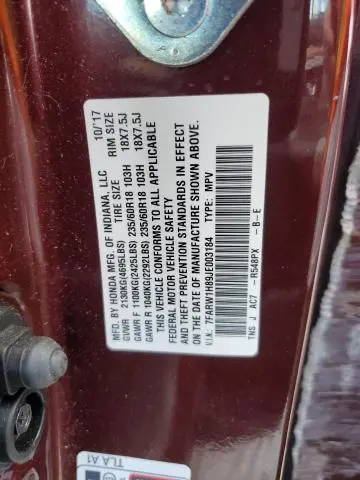2018 HONDA CR-V EXL  