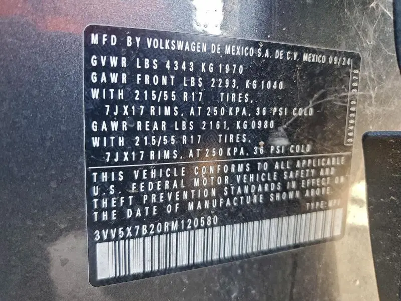 2024 VOLKSWAGEN TAOS S  