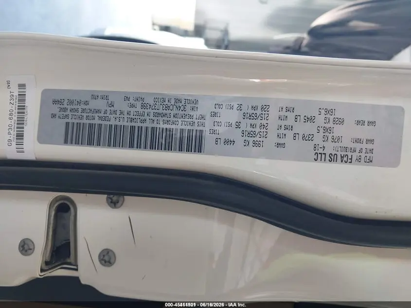 2018 JEEP COMPASS SPORT FWD