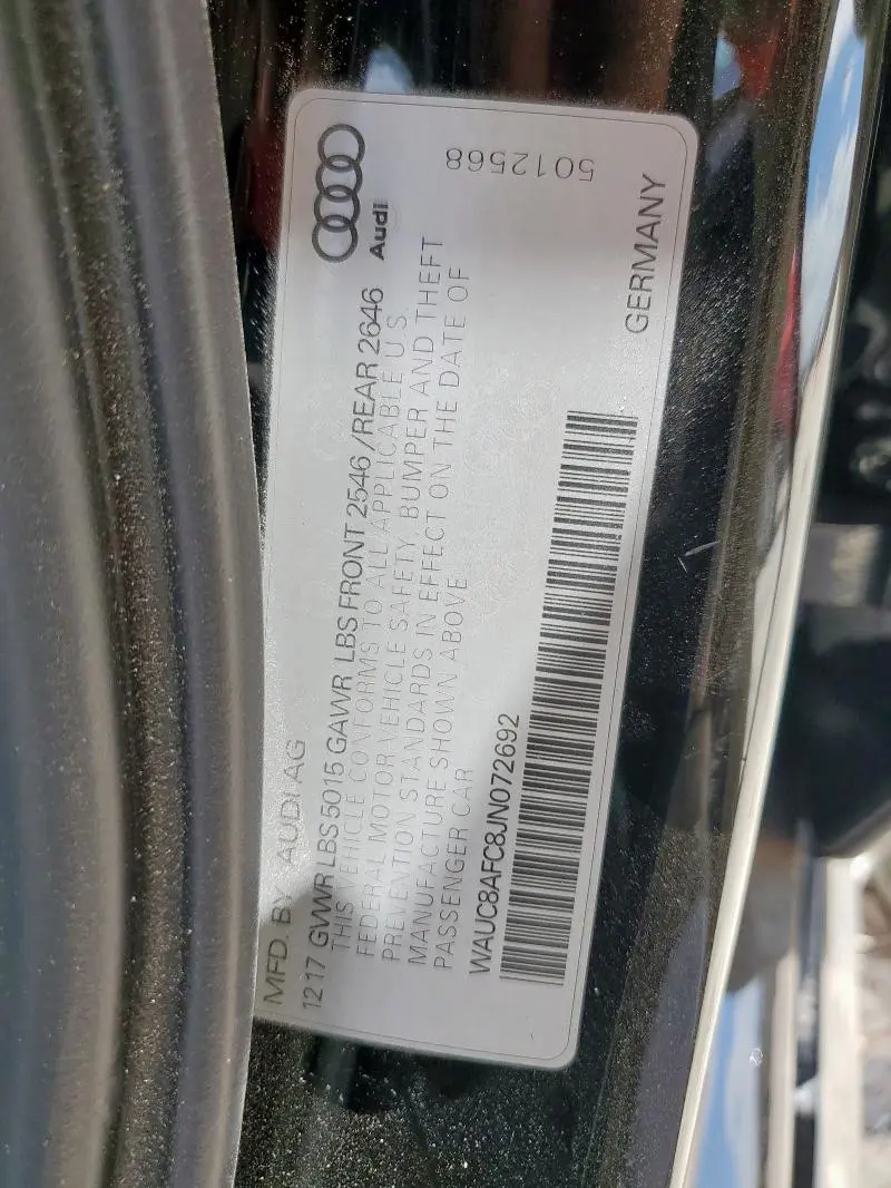 2018 AUDI A6 PREMIUM  