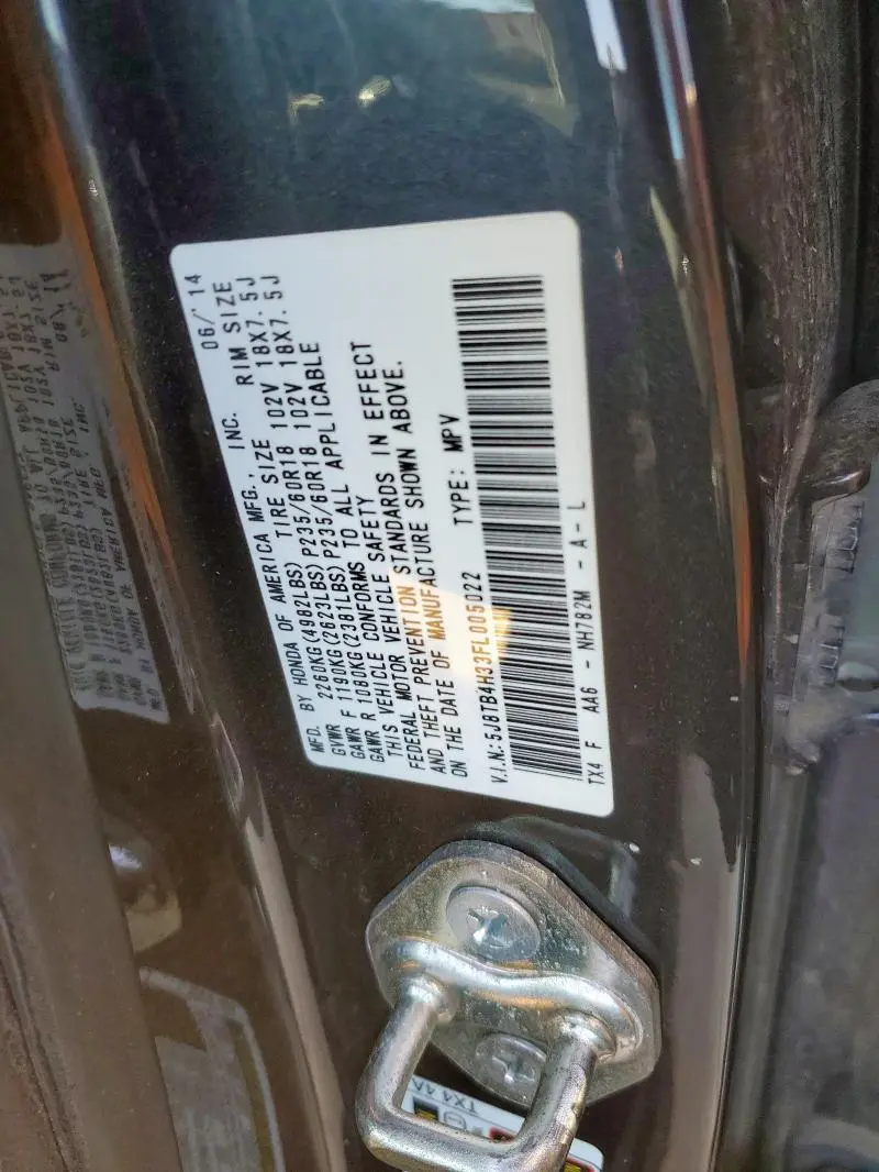 2015 ACURA RDX 