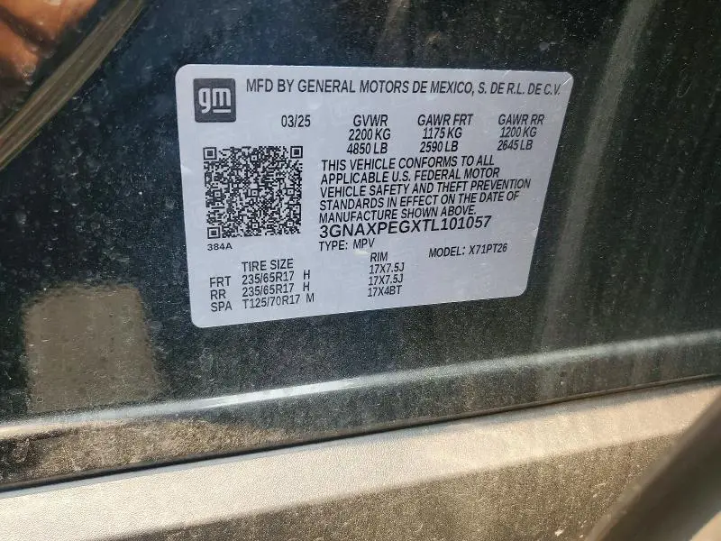 2026 CHEVROLET EQUINOX LT  