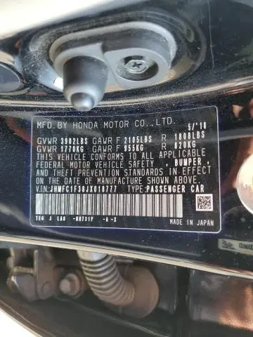 2018 HONDA CIVIC EX  