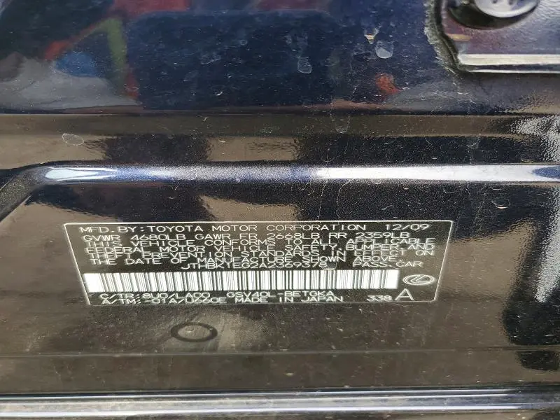 2010 LEXUS ES 350  