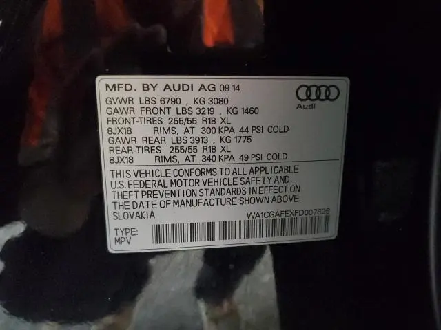 2015 AUDI Q7 PREMIUM  