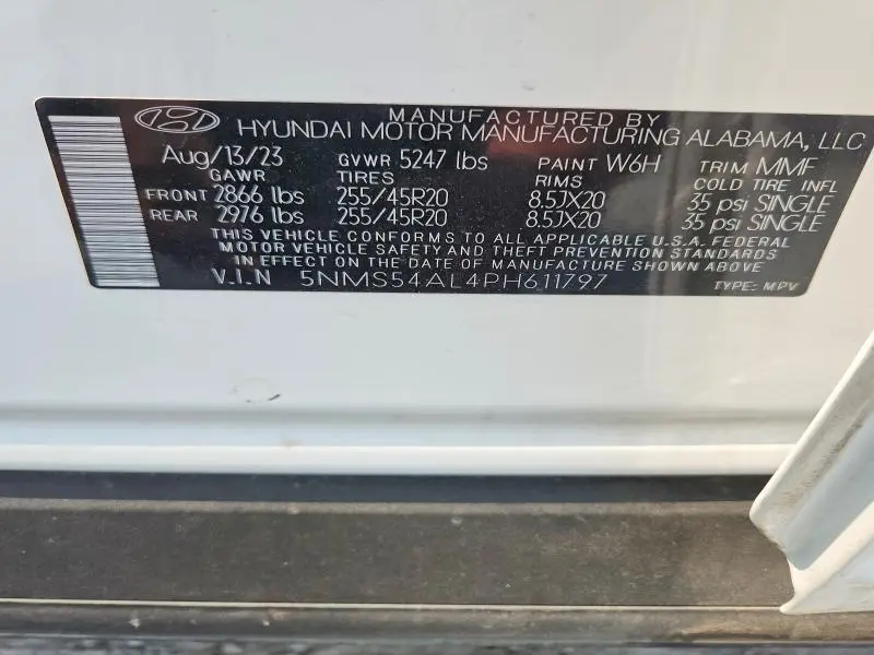 2023 HYUNDAI SANTA FE CALLIGRAPHY  