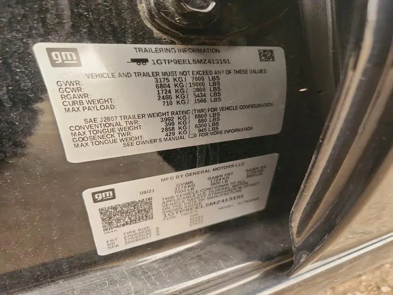 2021 GMC SIERRA K1500 AT4  