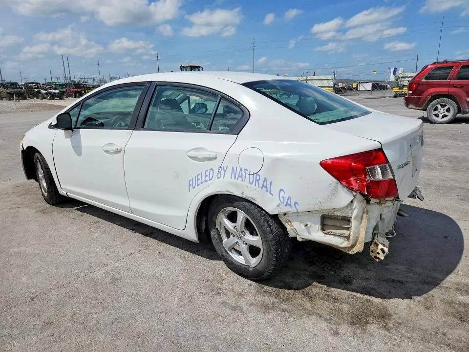 2012 HONDA CIVIC NATURAL GAS  