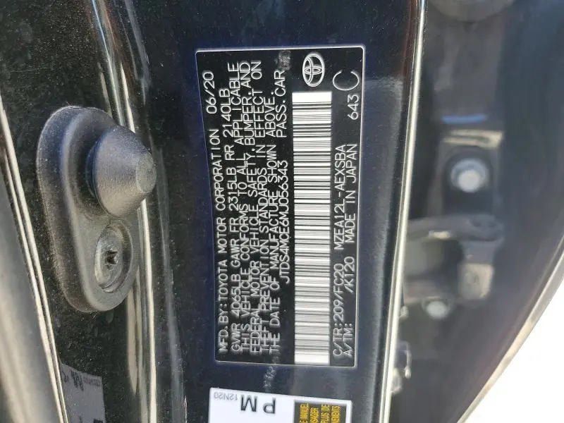 2021 TOYOTA COROLLA SE  