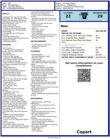 2021 MERCEDES-BENZ GLC 300  