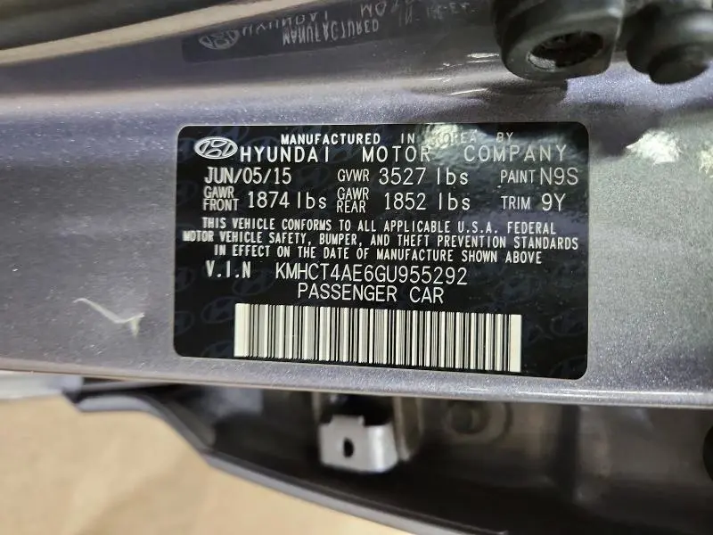 2016 HYUNDAI ACCENT SE  