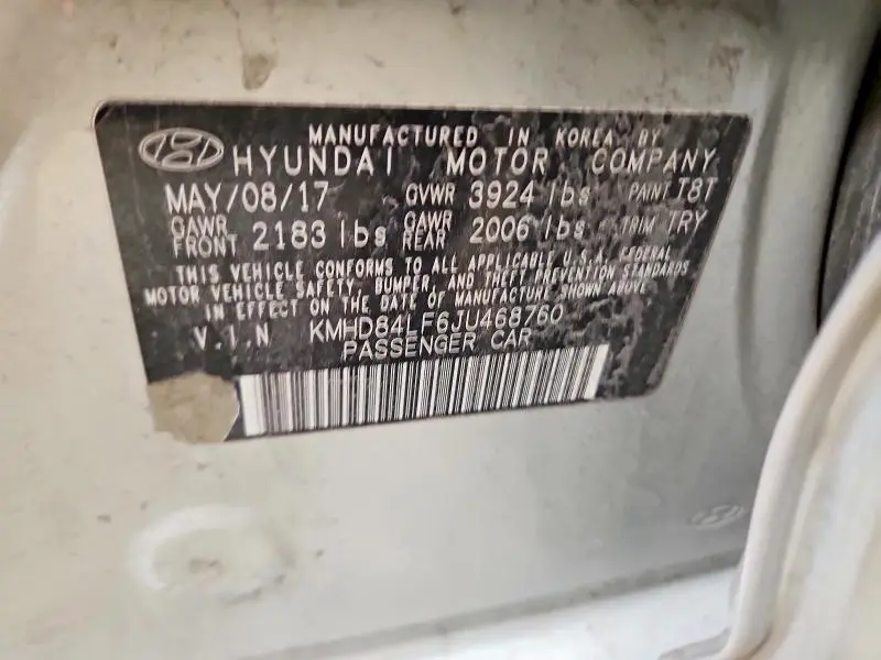 2018 HYUNDAI ELANTRA VALUE EDITION  