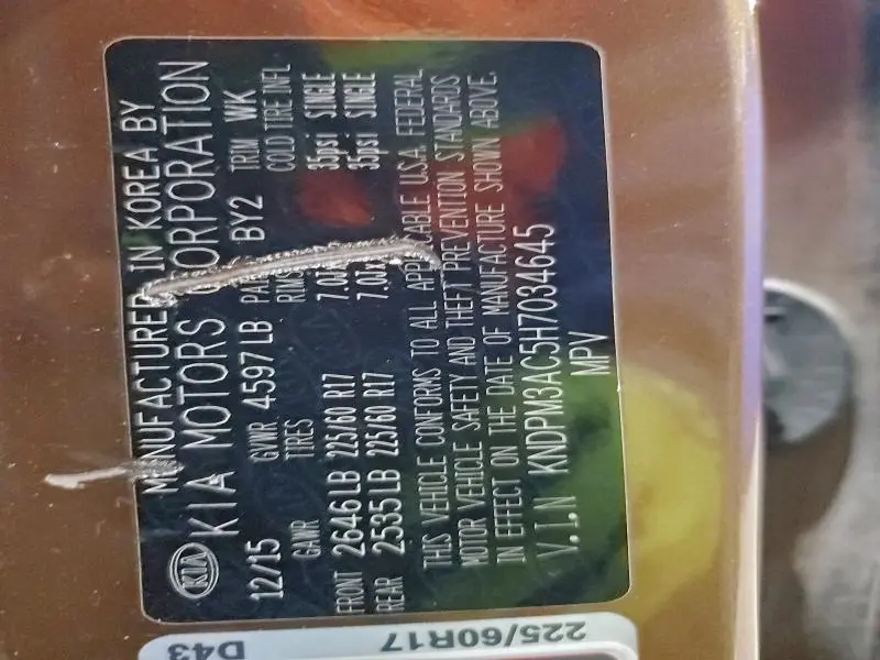 2017 KIA SPORTAGE LX  