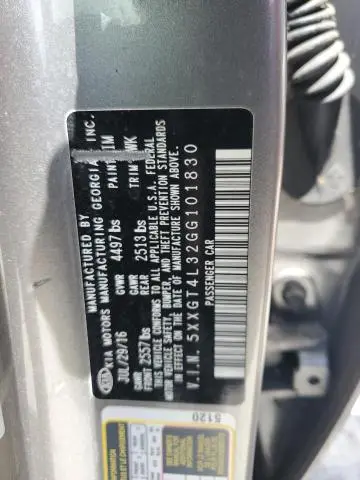 2016 KIA OPTIMA LX  