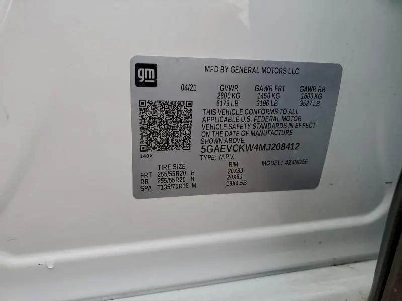 2021 BUICK ENCLAVE AVENIR  