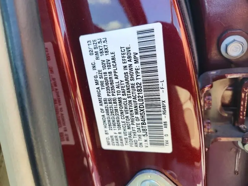 2013 ACURA RDX TECHNOLOGY  