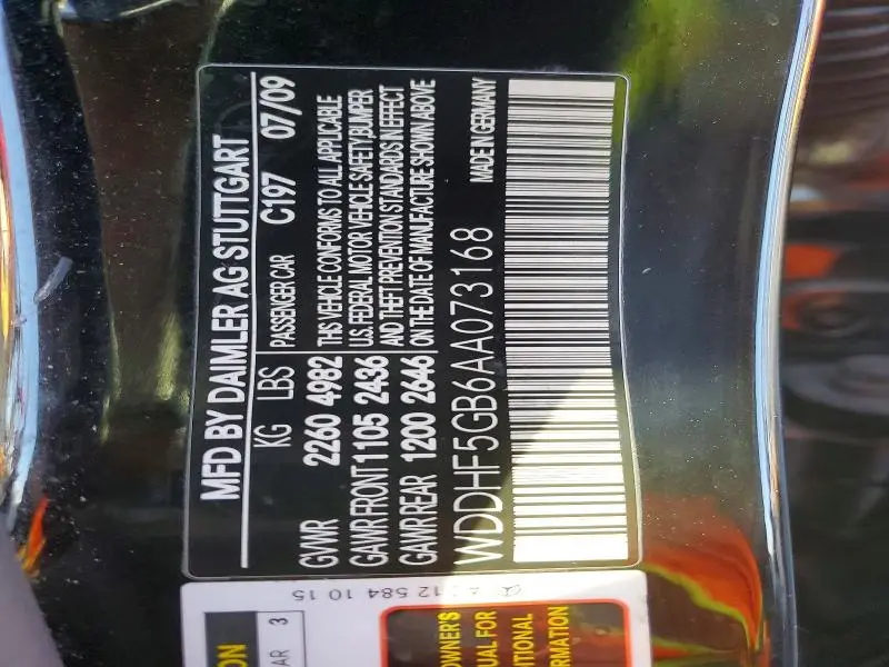 2010 MERCEDES-BENZ E 350  